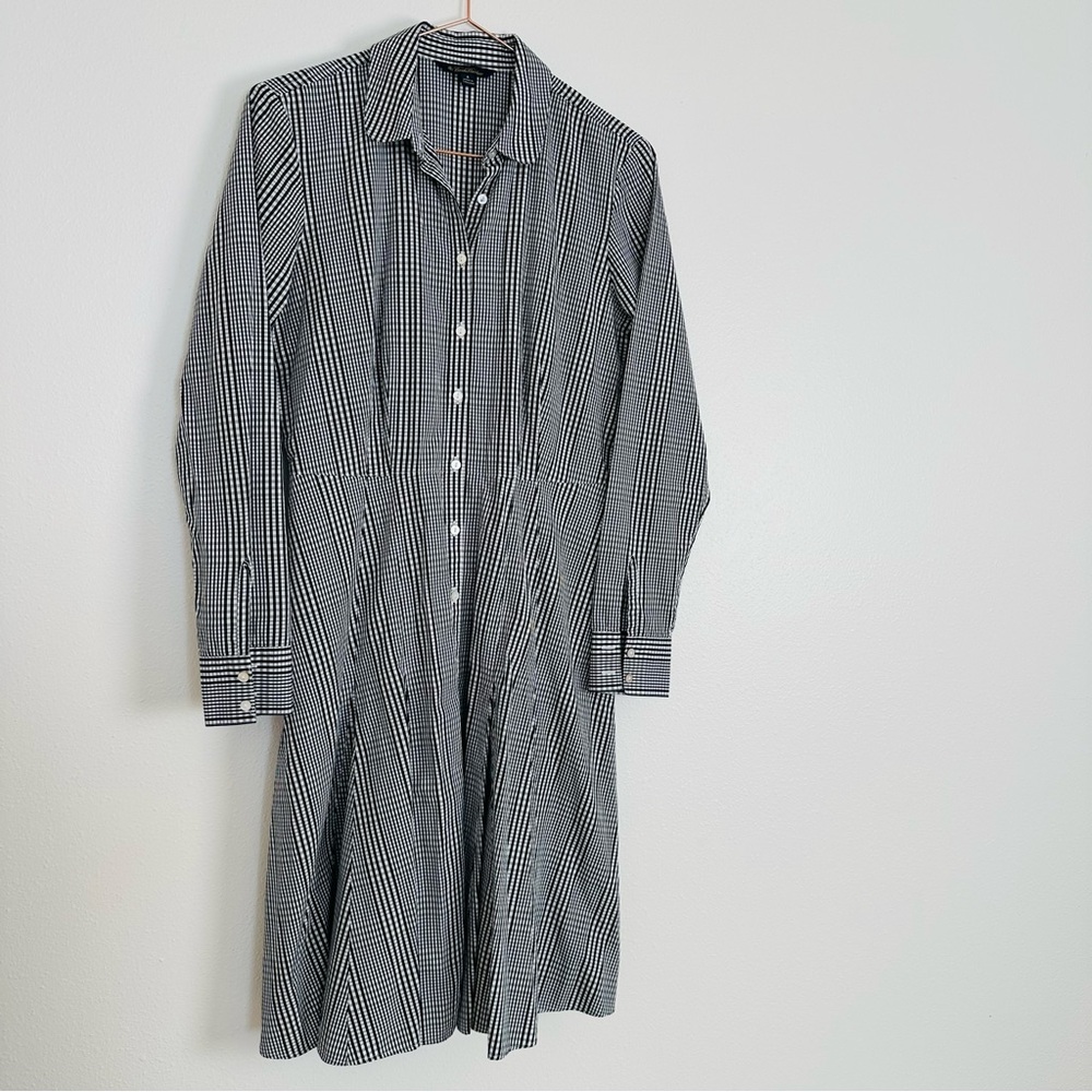 Brooks Brothers plaid Belted Shirt Dress gingham - Picture 7 of 7